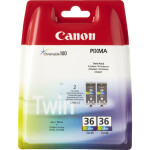 Canon CLI-36 Twin-Pack, Barevná (1511B018) - originální kazeta