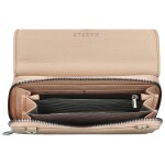 Trendy dámská koženková crossbody peněženka Radola, růžová