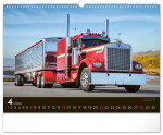 Kalendář 2024 nástěnný: Trucks, 48 × 33 cm
