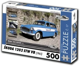 RETRO-AUTA Puzzle č. 17 Škoda 1202 STW VB (1965)