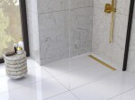 Laveo - Basso - sprchový žlab 100 cm, zlato COB_G10D