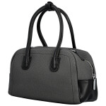 Módní dámská koženková kabelka do ruky Leora, černá