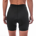 Dámské cyklistické kalhoty krátké vložkou Sensor Cyklo Basic true black