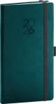 NOTIQUE Kapesní diář Aprint Top 2026 petrolejový / 9 x 15.5 cm (PGD-KAPAT-6730)