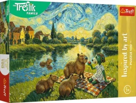 TREFL Puzzle Krmení kapybar