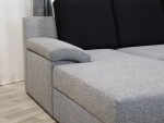 Nábytek VACULÍK Sedačka s otomanem PETRA - rozkládací + úložný prostor VARIANTA PROVEDENÍ: (š): 255 cm - opěry STANDART (48 cm)