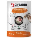 Ontario Kapsička kuře a kachna v omáčce 80g (213-3539)