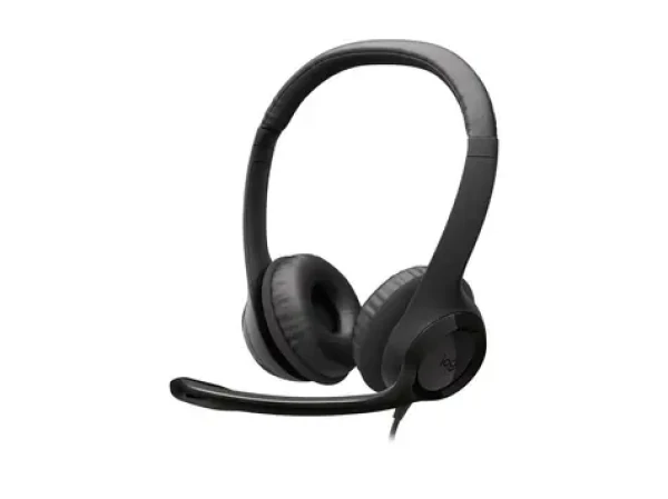 Logitech Headset H390 černá / stereo sluchátka s mikrofonem / USB-C (981-001576)