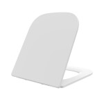 Mereo WC sedátko samozavírací hranaté, SLIM CSS118S
