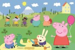 Trefl Puzzle Peppa Pig - Veselý den / 15 dílků MAXI