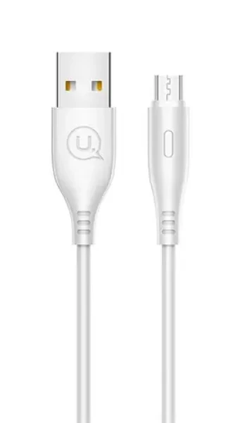 USAMS SJ268 Round microUSB Datový Kabel bílá (6958444962030)