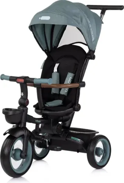 CHIPOLINO Tříkolka se stříškou Urban 2v1 Basil