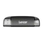 Lexar LRW310X / Čtečka paměťových karet / micro SD, SD / USB-A + USB-C / USB 3.2 Gen 1 (LRW310X-BNBNG)
