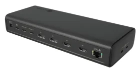 Icy Box USB-C 17w1 černá / Dokovací stanice / PD 3.1 140W / 2x HDMI 4K / 2x DP 8K / RJ-45 (IB-DK7401-CU31)