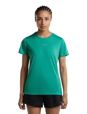 Dámské merino triko s krátkým rukávem ICEBREAKER Wmns Merino 125 Cool-Lite Speed SS Tee, Fresh velikost: M