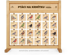 Pexeso zvukové stolné - Vtáky na krmítku SK