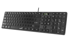 GENIUS Slimstar K500 Education černá / Kancelářská klávesnice / drátová / USB / Bez layoutu (31310058400)