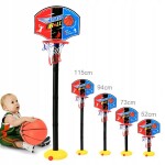 Aptel Basketbalový set AG794B BASKETBALOVÝ KOŠÍK 115CM NASTAVITELNÝ S MÍČEM