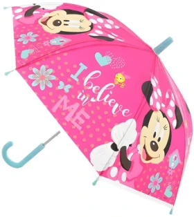 Minnie Mouse deštník růžový / Deštník / manuální otevírání / 60 x 65 cm (36439)