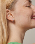 ENAMEL Copenhagen Hoops, Square 15 mm 925S
