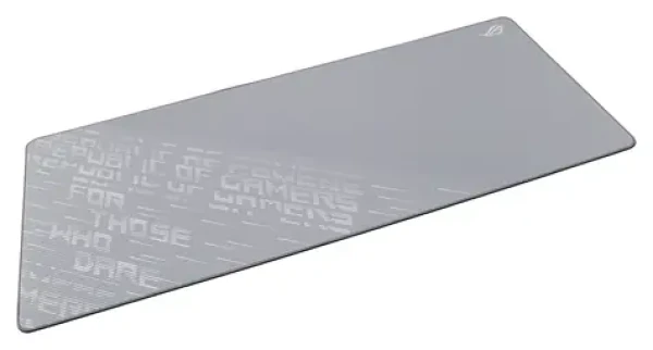 ASUS ROG Scabbard II Arctic Gray XXL / Herní podložka pod myš / 900 x 400 x 3 mm / textil (90MP03H0-BPUA00)
