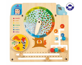 Lucy & Leo 322 Kalendář přírody - dřevěná naučná hrací deska