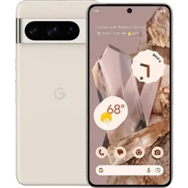 Repasovaný - Google Pixel 8 Pro 5G 12+128GB bílá / 6.7" / 128GB / Android 14 / repasovaný (GA04834-GB)