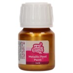 FunCakes Metalická jedlá barva Zlatá 30 ml