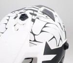 Dětská motokrosová helma Xrc MX Jasper Youth 2.0 black/white - YL / bílá