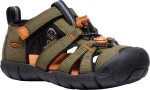 Dětské sandály Keen Seacamp II CNX children dark olive/gold flame Velikost: 30