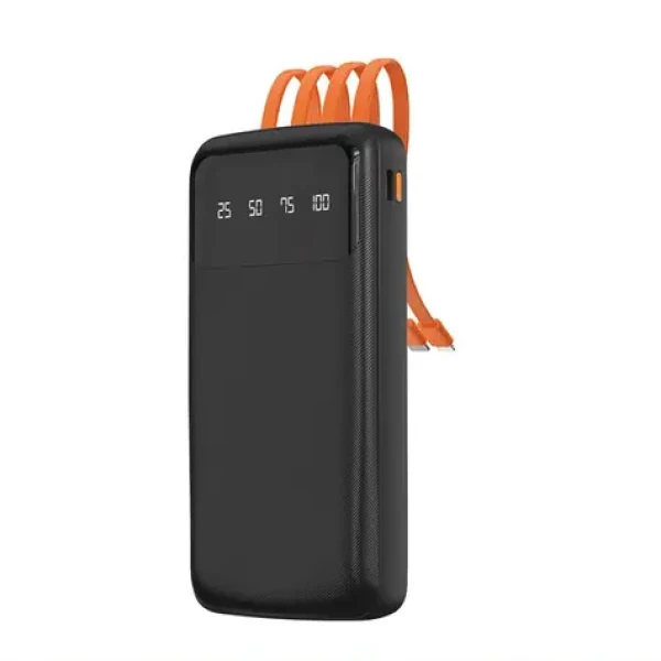 Dudao K6Pro 10000mAh černá / Powerbanka / USB-C kabel / Lighting (200406)