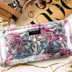 Módní dámská koženkovo-kožená peněženka Peterson Archip, růžová new