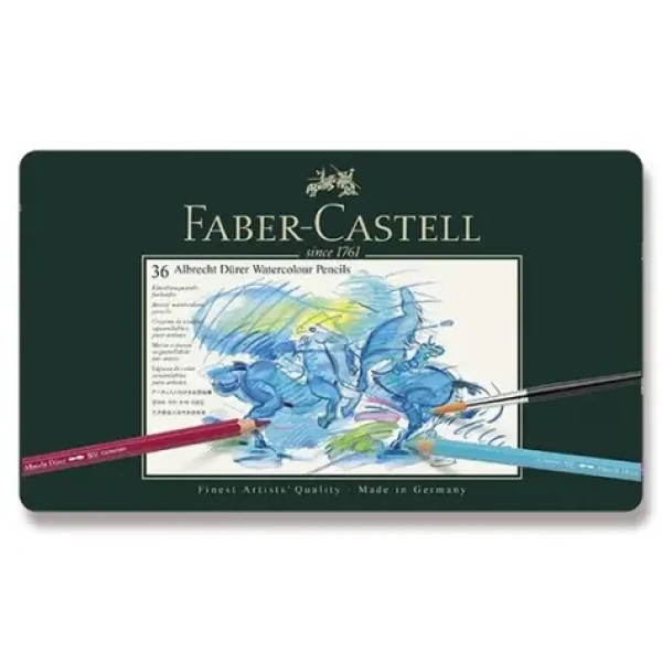 Faber-Castell Albrecht Dürer - Akvarelové pastelky šestihranné - 36 ks / umělecké / plechová krabička (117536)