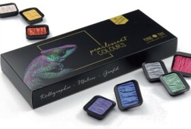 FineTec F0602 akvarelové barvy Pearl Cool + Flip Flop Colour sada 6 ks
