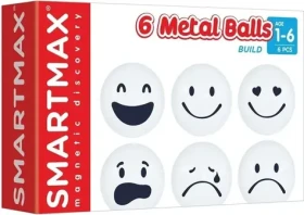 SMARTMAX Magnetická stavebnice Metal Balls Build 6 dílků