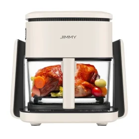 JIMMY AF3 bílá / Horkovzdušná fritéza s pánví / 1100W / 4l + 1l (AF3)