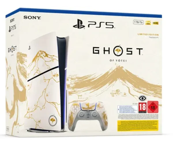 PlayStation 5 D chassis (Slim) - Ghost of Yotei (Gold Limited Edition) (PS711000048368)