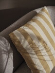 Ferm Living Venkovní povlak na polštář Strand Warm Yellow/Parchment 50 × 50 cm, žlutá barva, textil