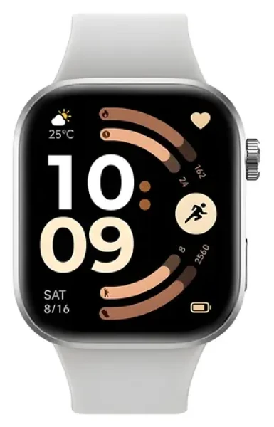 Xiaomi Redmi Watch 6 Silver Gray / Chytré hodinky / 47 mm / AMOLED 2,07" / GPS / Bluetooth 5.4 / 5 ATM (68711)