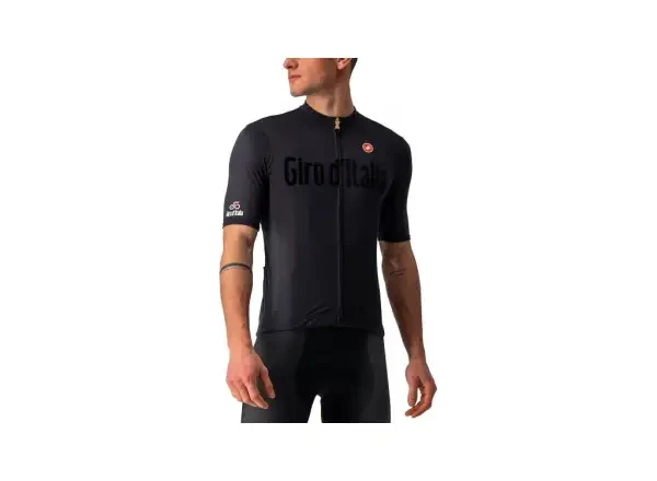 Castelli Giro Heritage Maglia Nera pánský dres krátký rukáv Nero Vintage vel. L