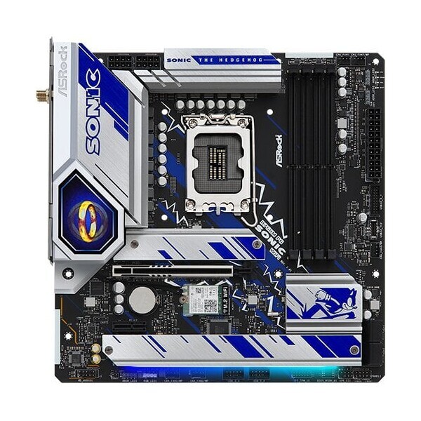 ASRock B760M PG SONIC WIFI / B760 / LGA 1700 / 4x DDR5 / PCIEx16 / 1x 2.5GLAN / Wi-Fi / mATX (B760M PG SONIC WIFI)