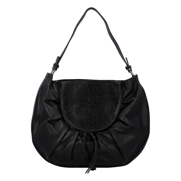 Stylová koženková kabelka Elin, černá