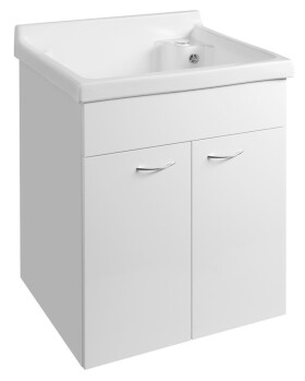 AQUALINE - Skříňka pod výlevku 58x70x52,8cm, bílá 57037
