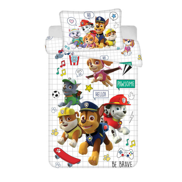 Jerry Fabrics povlečení do postýlky Paw Patrol PP1071 baby 135x100 cm