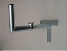 OEM / Držák antény na zeď / T-konzola / 40 cm / O 42 mm / galvanický zinek (PK40T42)