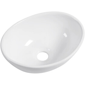 CERANO - Umyvadlo keramické Minio - na desku - bílá lesklá - 34,5x26 CER-476999