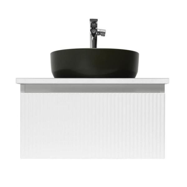 Koupelnová skříňka s umyvadlem a baterií SAT Evolution 58x30x44,8 cm bílá mat SATEVO60WMDBUC SATEVO60WMDBUC