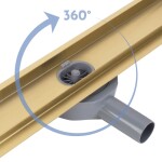 REA - Odtokový žlab Neox pro Brush Gold 60 REA-G2701
