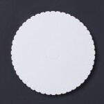 Kumihimo disk - pěnový - bílý - ∅ 150 mm - 1 ks