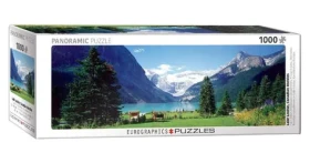 EUROGRAPHICS Panoramatické puzzle Jezero Louise, Canadian Rockies
